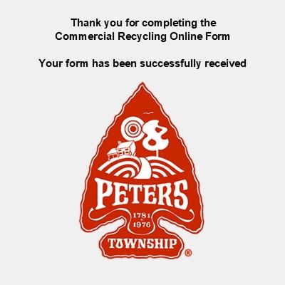 Landing Page for 2021 Commercial Recycling Form